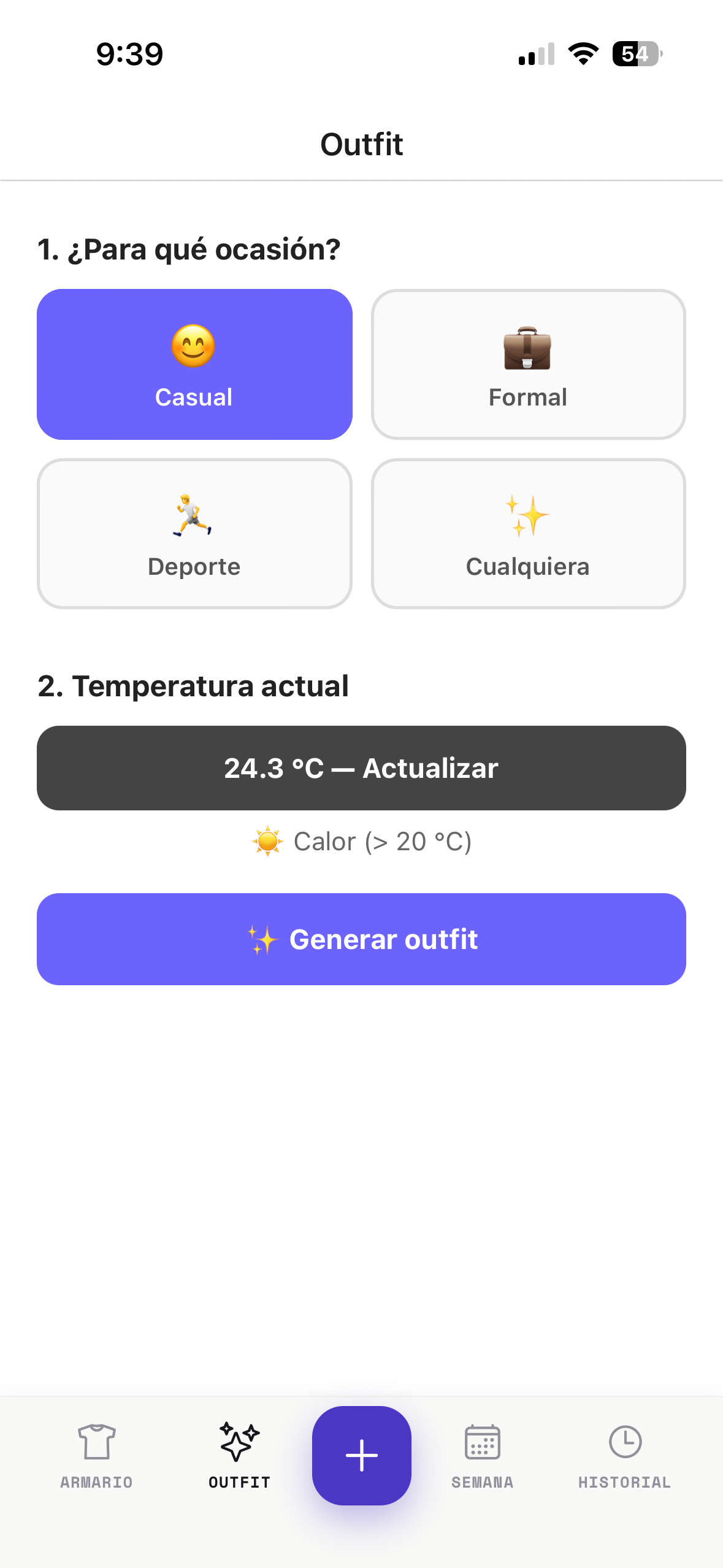 Armario Inteligente - Pantalla 4